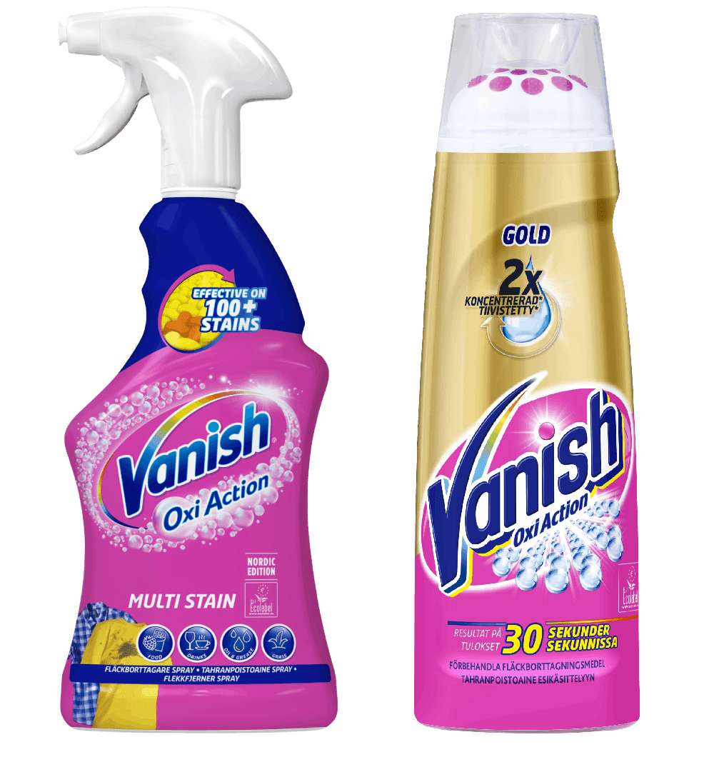Fläckborttagningsmedel från Vanish