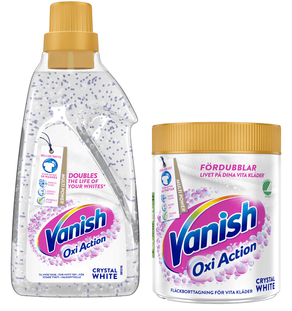 Vanish Oxi Action  Laundry Boosters för vittvätt